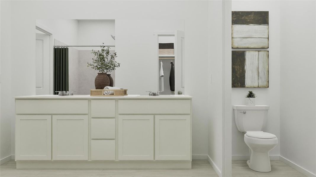 Furnished interior view inside a new home in Synova, Crosby (Image 9).