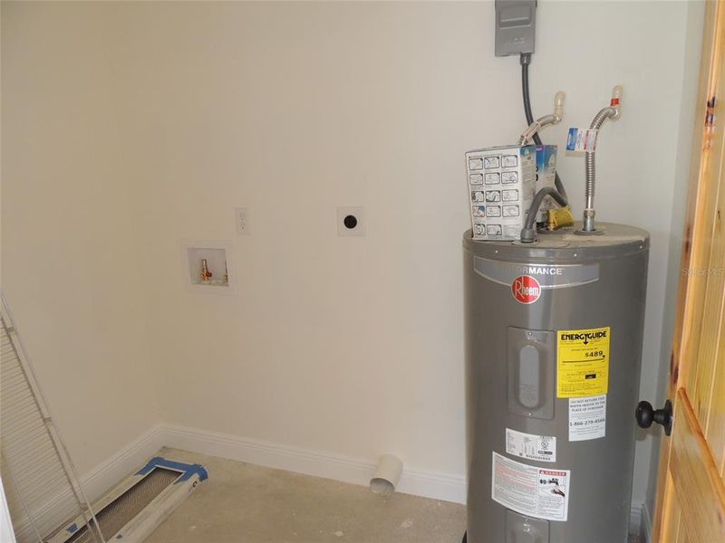 Laundry Room on back porch