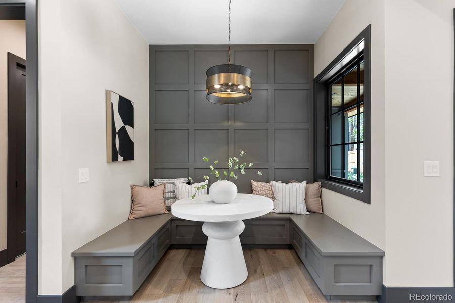 Furnished interior view inside a new home in , Denver (Image 31).