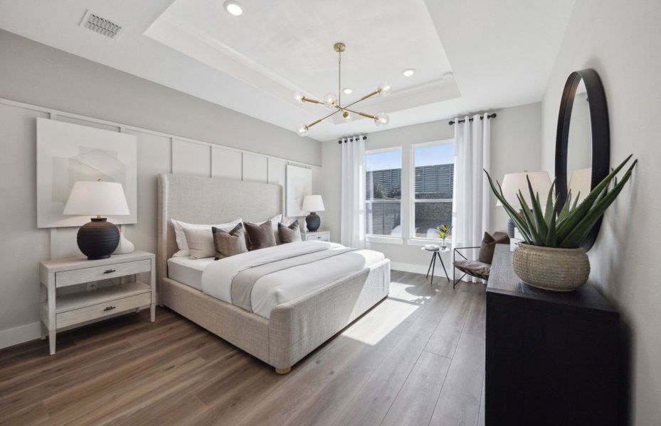 Furnished interior view inside a new home in Treeline, Justin (Image 16).