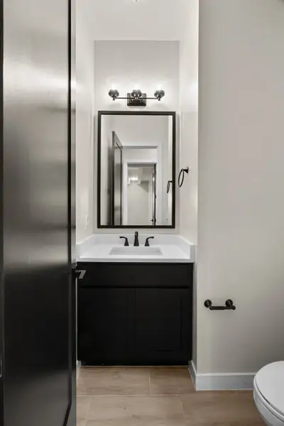 Representative furnished interior of a home built from the Pebble Beach- II by LEH. Homes in Verdancia, El Paso (Image 6).