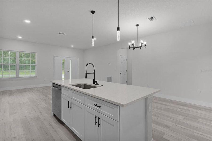 Furnished interior view inside a new home in , Citrus Springs (Image 5).