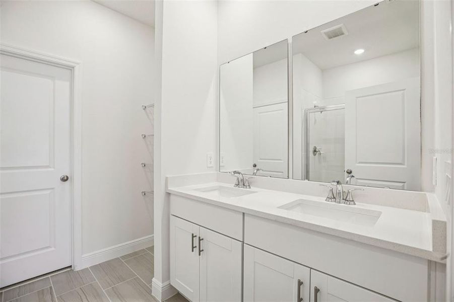 Furnished interior view inside a new home in Cyrene at Minneola - Villas, Minneola (Image 9).