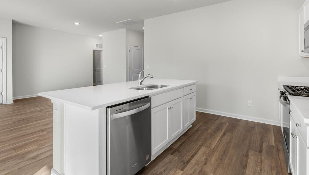 Representative furnished interior of a home built from the KERRY by D.R. Horton in Cedar Hill Landing, Navassa (Image 7).