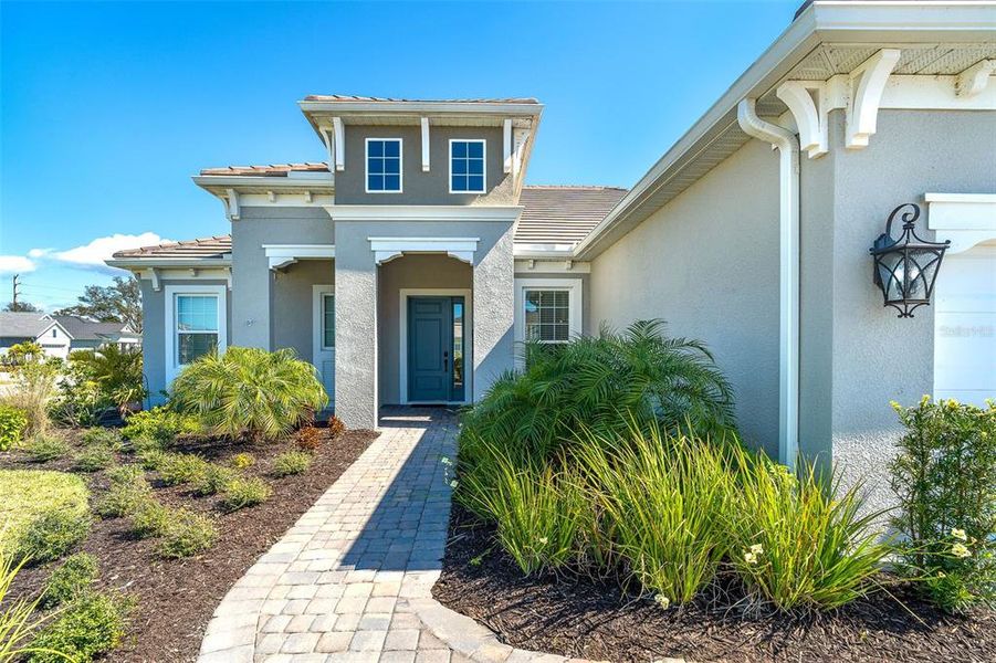 Exterior details and patio area of a home in , Englewood (Image 23).