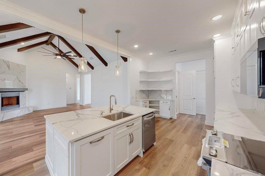 Furnished interior view inside a new home in , Commerce (Image 8).