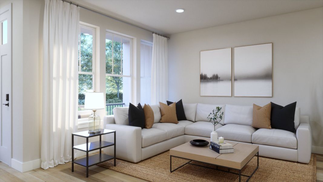 Representative furnished interior of a home built from the A by Trumark Homes in Erie Highlands, Erie (Image 3).