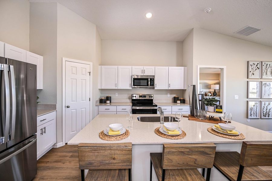 Furnished interior view inside a new home in Crosswinds, Haines City (Image 5).