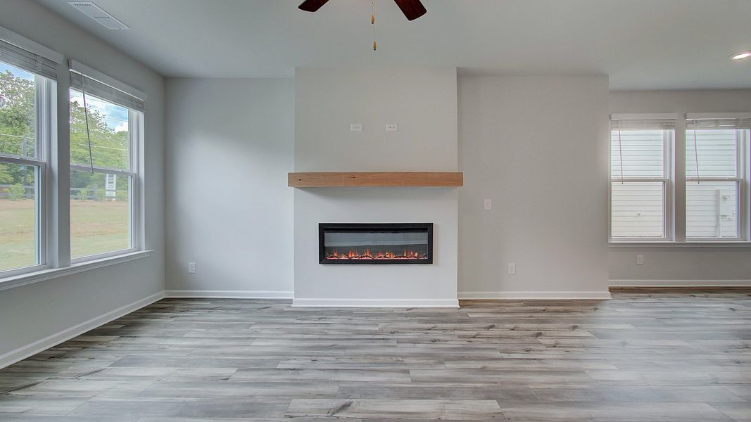 Representative furnished interior of a home built from the Emma by DRB Homes in Enclave at Evergreen, Fairburn (Image 15).