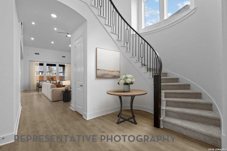 Furnished interior view inside a new home in Davis Ranch, San Antonio (Image 3).