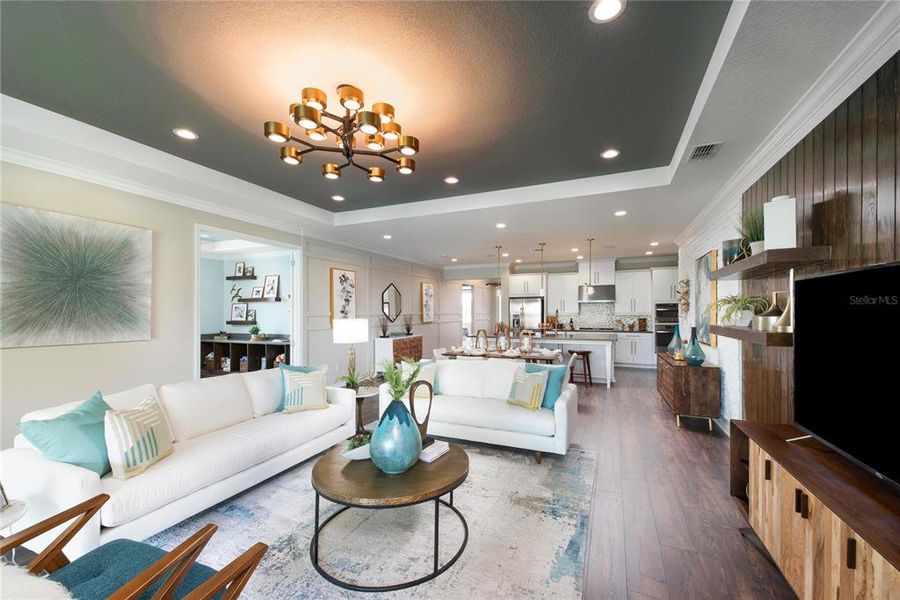Furnished interior view inside a new home in Hammock at Two Rivers, Zephyrhills (Image 7).