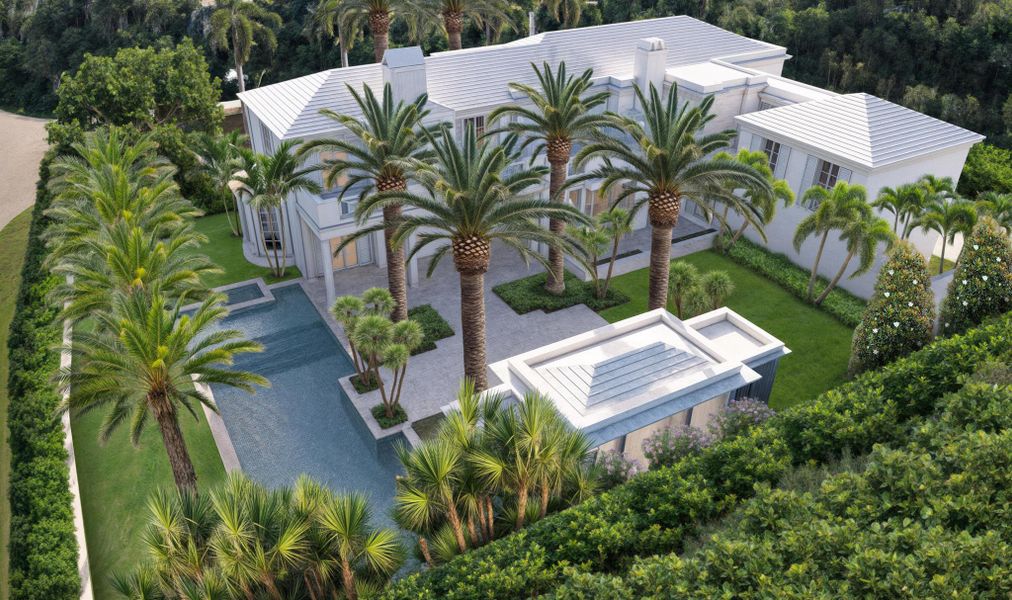 Front exterior of a new home in , Palm Beach, FL, highlighting curb appeal (Image 1).