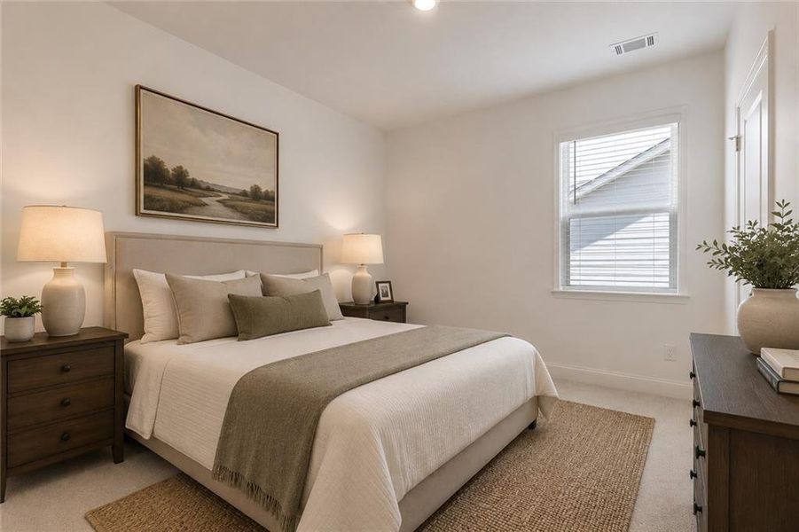 Furnished interior view inside a new home in Bailey Fence, Dacula (Image 16).
