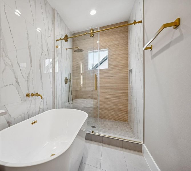 Furnished interior view inside a new home in , Houston (Image 16).