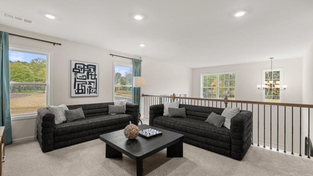 Furnished interior view inside a new home in Thalley Creek Estates, Cumming (Image 7).