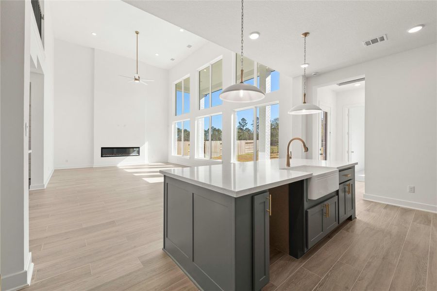 Furnished interior view inside a new home in ARTAVIA®, Conroe (Image 6).