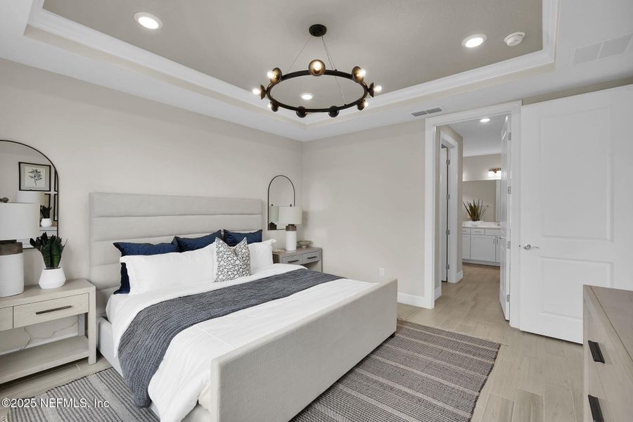 Furnished interior view inside a new home in Summer Bay at Grand Oaks, St. Augustine (Image 5).