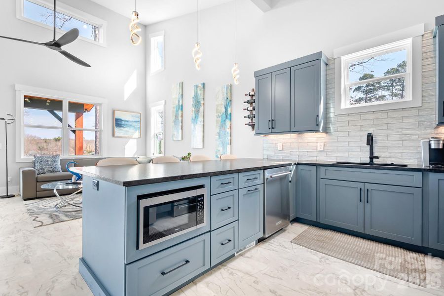 Furnished interior view inside a new home in , Denver (Image 13).