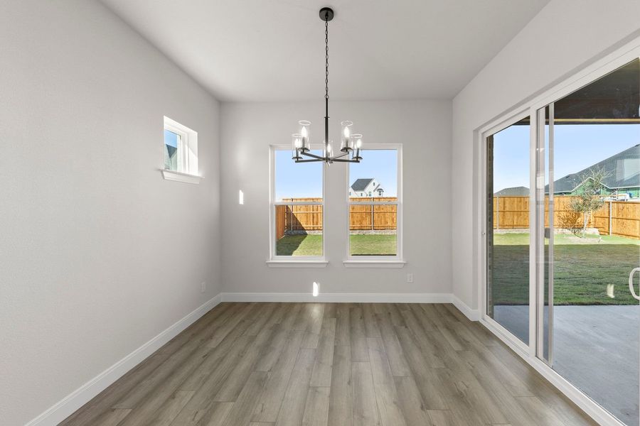 Spacious, unfurnished interior of a new home in Wildflower Ranch, Justin (Image 18).