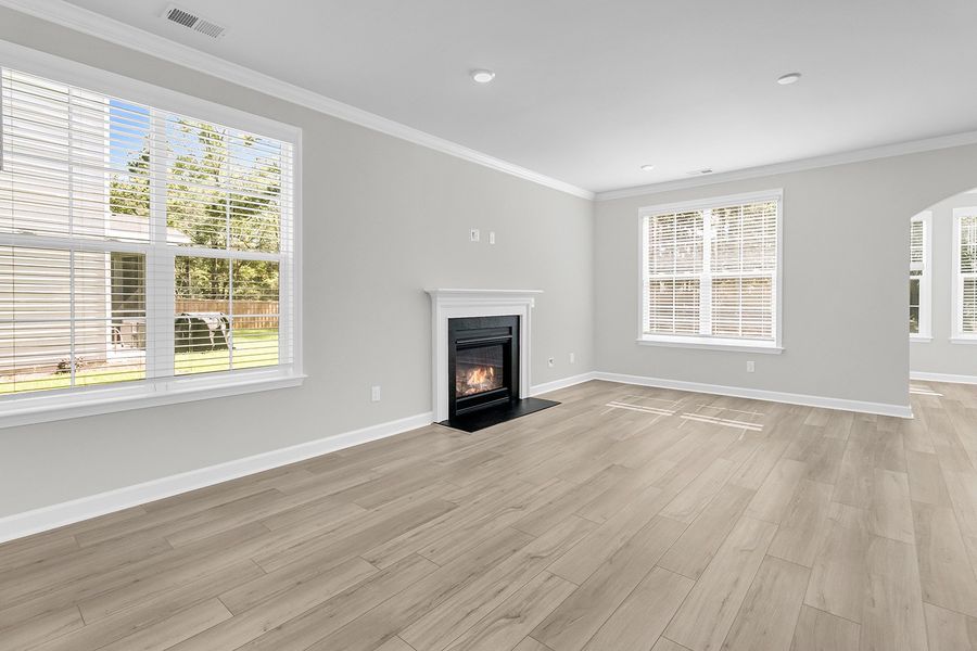 Spacious, unfurnished interior of a new home in Six Oaks, Summerville (Image 21). Spacious, unfurnished interior of a new home in Six Oaks, Summerville (Image 21).