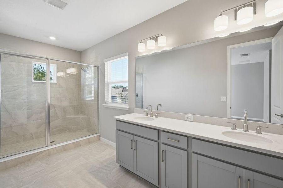 Furnished interior view inside a new home in Hammock at Two Rivers, Zephyrhills (Image 9).