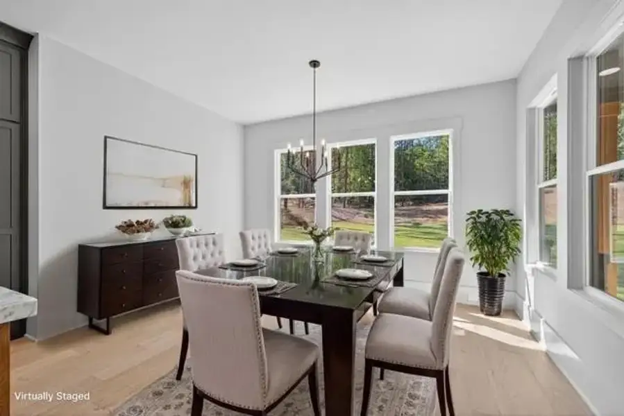 Furnished interior view inside a new home in The Manors, Jefferson (Image 28).