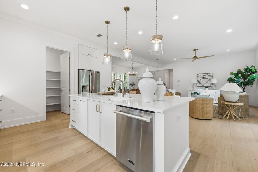 Furnished interior view inside a new home in , Neptune Beach (Image 9). Furnished interior view inside a new home in , Neptune Beach (Image 9).