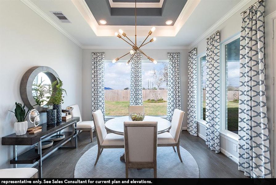 Furnished interior view inside a new home in Green Meadows, Celina (Image 16).
