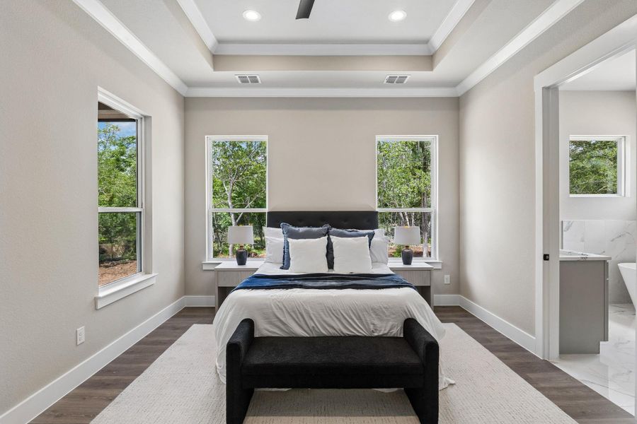 Furnished interior view inside a new home in , Bastrop (Image 6).