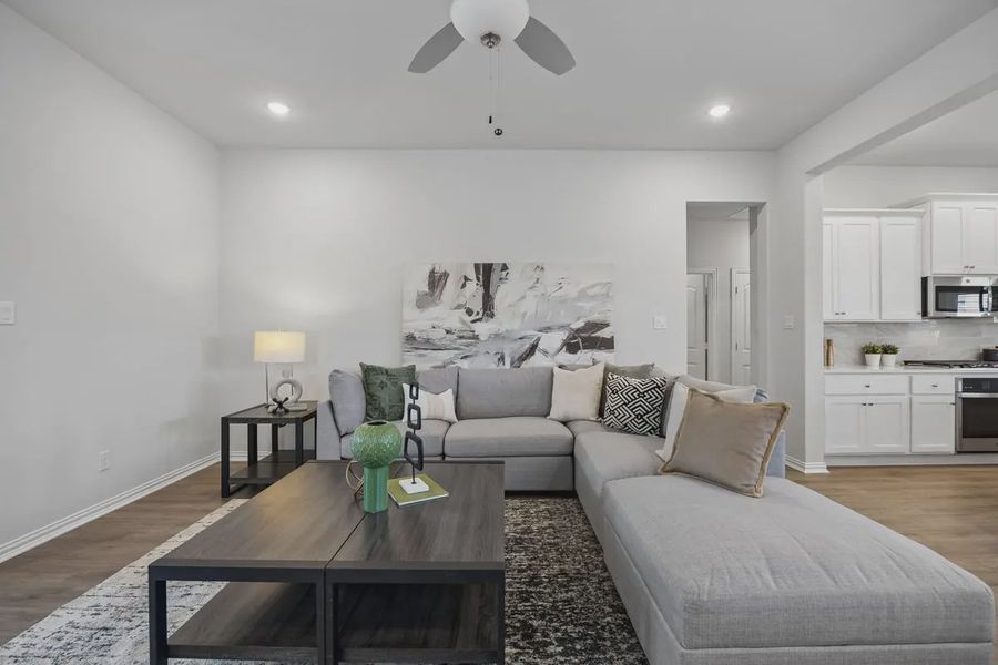Furnished interior view inside a new home in Solterra Texas, Mesquite (Image 7).