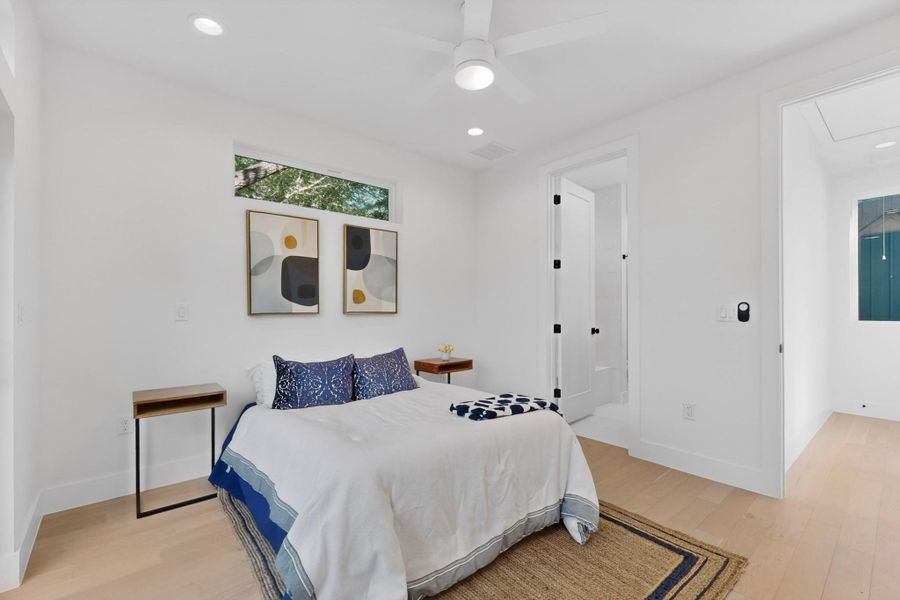 Furnished interior view inside a new home in , Austin (Image 37).
