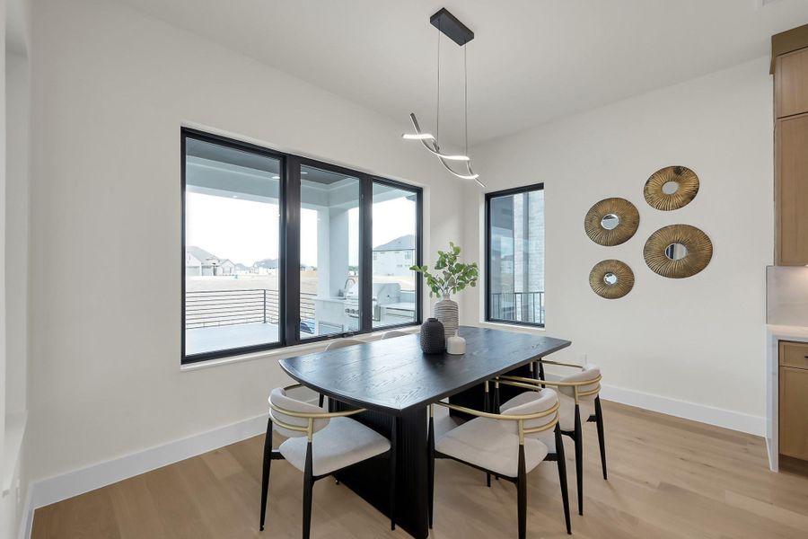 Furnished interior view inside a new home in , Willis (Image 32).