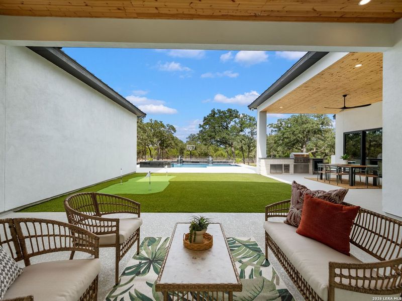 Exterior details and patio area of a home in , Fair Oaks Ranch (Image 31).