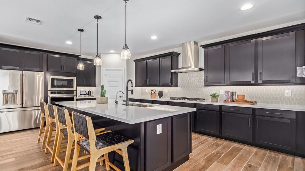 Representative furnished interior of a home built from the 45RM5 by Taylor Morrison in Almeria at Rancho Mercado, Surprise (Image 9).