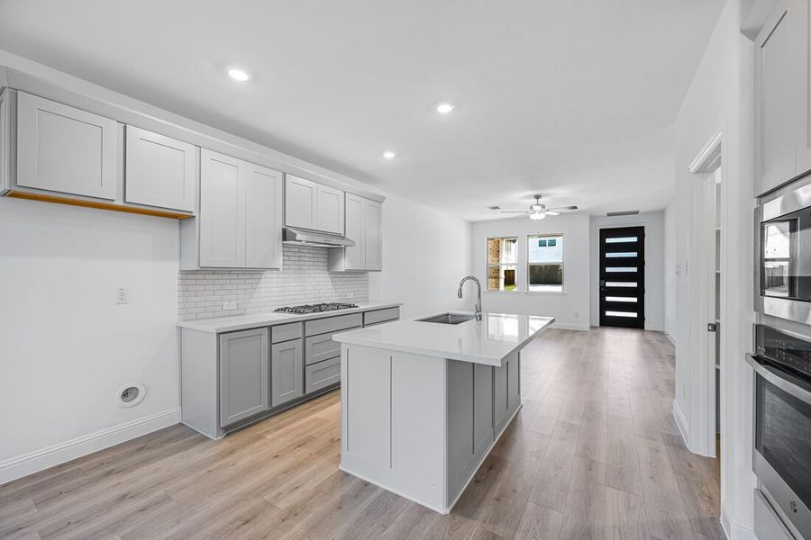 Furnished interior view inside a new home in North Sky Celina, Celina (Image 8).