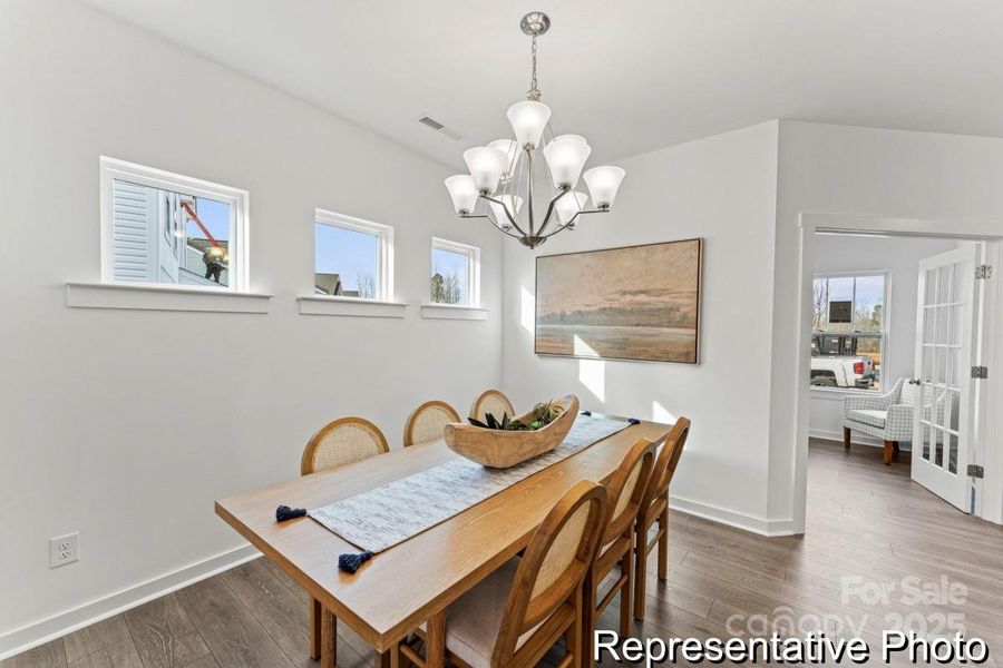 Furnished interior view inside a new home in Heritage Hall, Statesville (Image 8). Furnished interior view inside a new home in Heritage Hall, Statesville (Image 8).