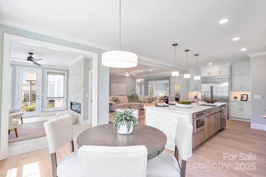 Furnished interior view inside a new home in , Charlotte (Image 28).