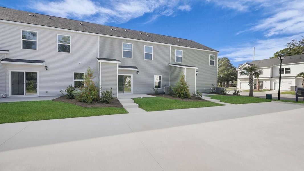 Exterior details and patio area of a home in Garbon Fields, Summerville (Image 22).