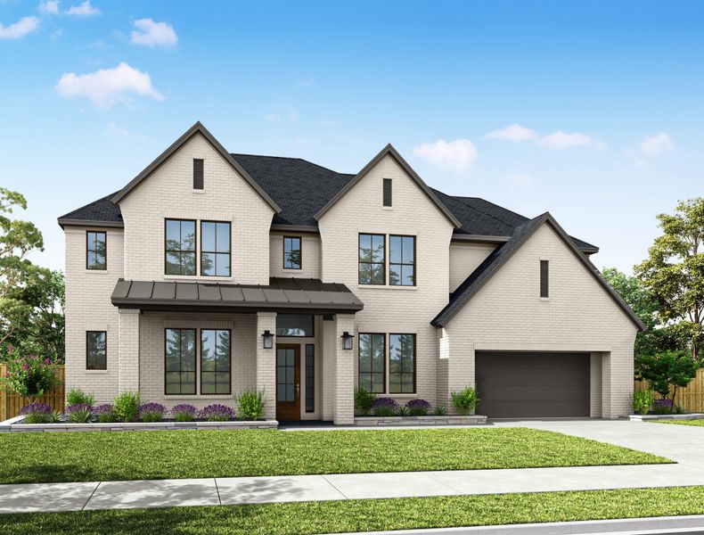 Representative exterior photo of a completed home built from the Bogata by Tri Pointe Homes in Evergrove, Richmond, TX (Image 20).