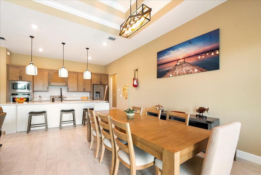 Furnished interior view inside a new home in , Stuart (Image 16).