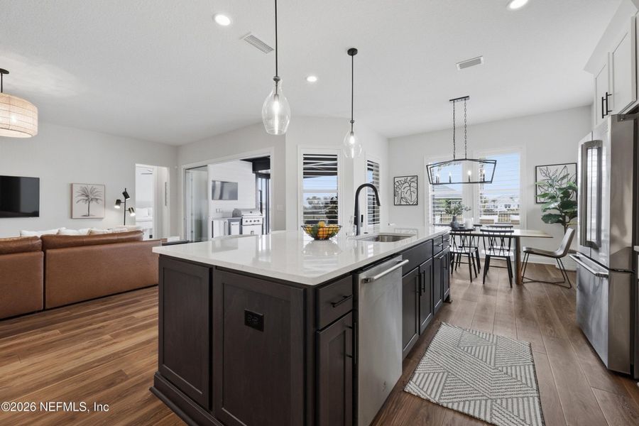 Furnished interior view inside a new home in , St. Augustine (Image 12).