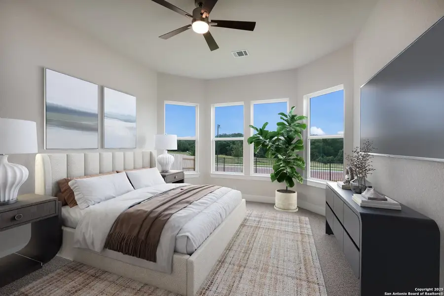 Furnished interior view inside a new home in Meyer Ranch, New Braunfels (Image 10). Furnished interior view inside a new home in Meyer Ranch, New Braunfels (Image 10).