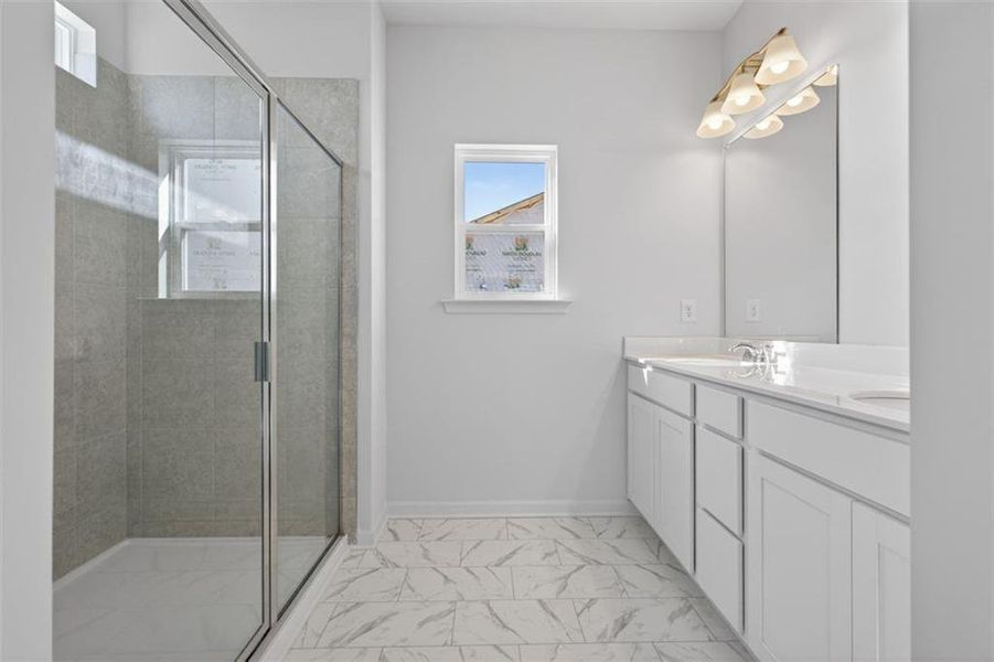 Furnished interior view inside a new home in Townes At The Stiles, Cartersville (Image 6).