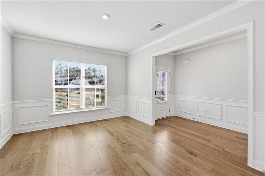 Spacious, unfurnished interior of a new home in Berkeley Mill, Cumming (Image 55).