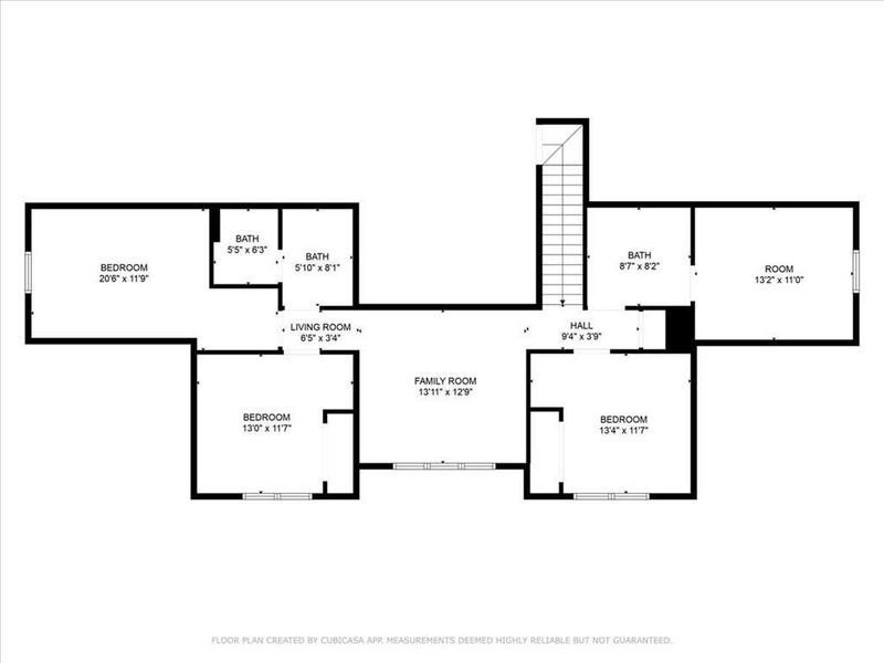 2D floor plan layout of this home in , Cornelia, GA (Image 5).