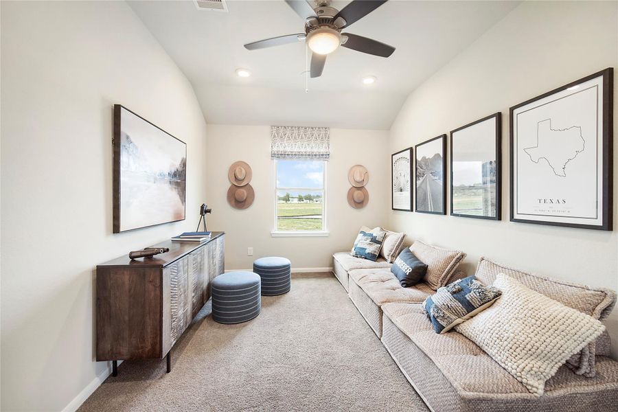 Furnished interior view inside a new home in Montgomery Ridge: Landmark Collection, Montgomery (Image 14).