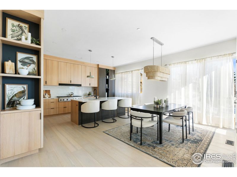 Furnished interior view inside a new home in , Boulder (Image 18).