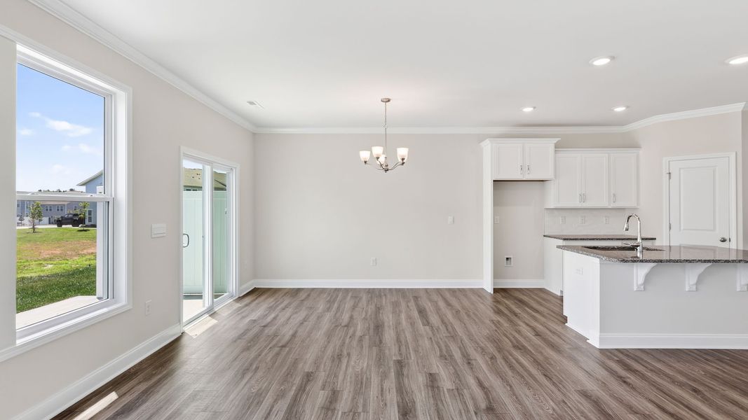 Spacious, unfurnished interior of a new home in The Townes at Stonecrest, Hendersonville (Image 17).