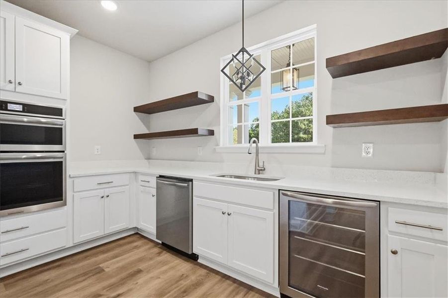 Furnished interior view inside a new home in , Monroe (Image 11).