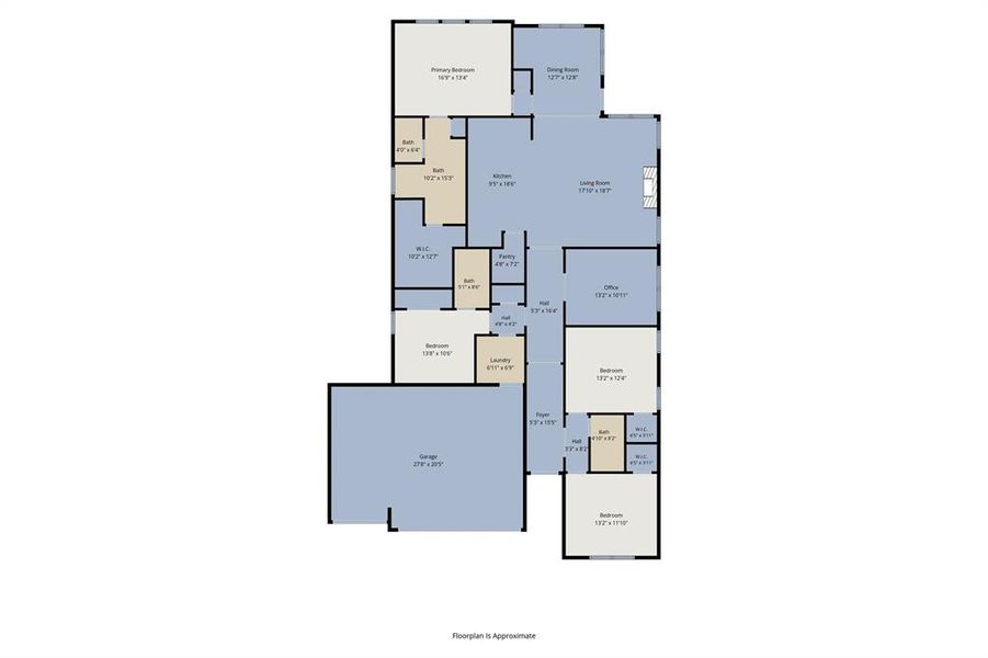 2D floor plan layout of this home in , Midlothian, TX (Image 5). 2D floor plan layout of this home in , Midlothian, TX (Image 5).